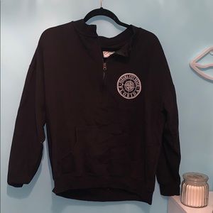 Black Panama City Half zip crewneck!